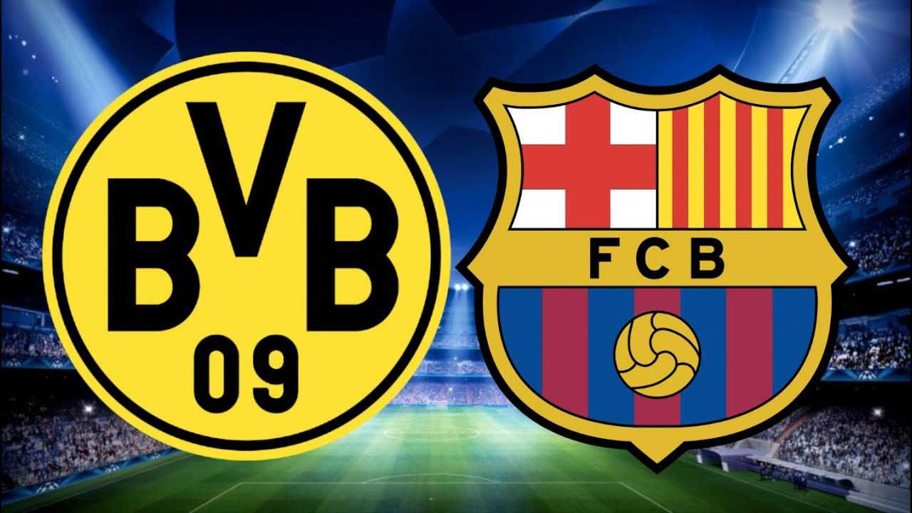 موعد مباراة برشلونة وبروسيا دورتموند في دوري أبطال أوروبا والقنوات الناقلة
