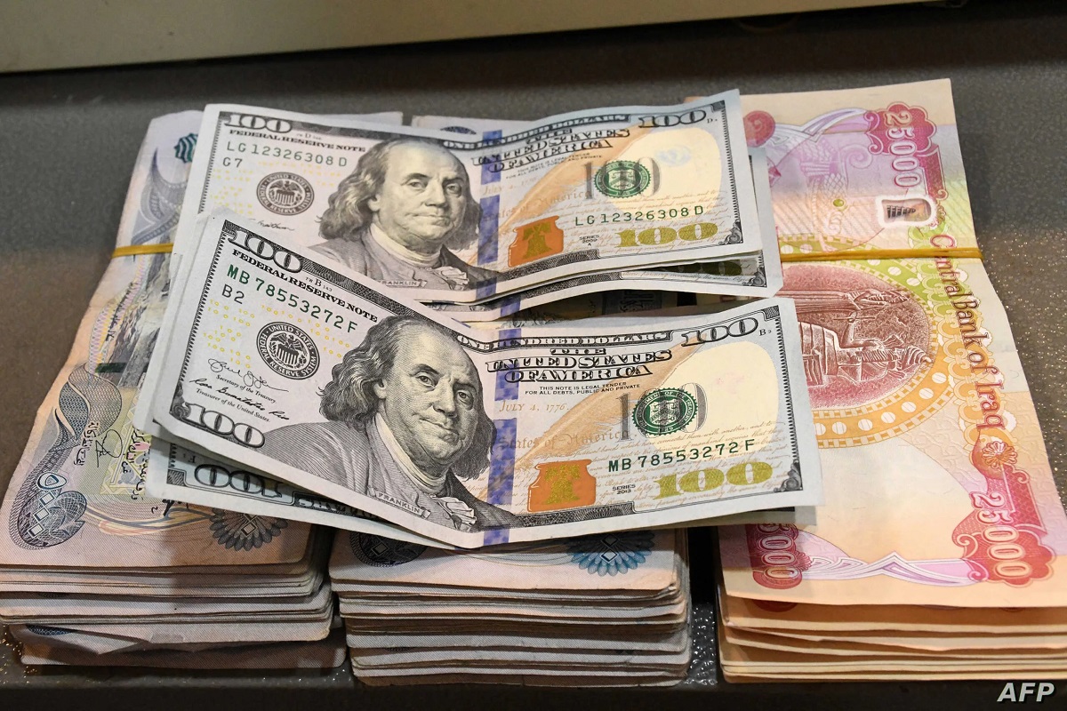 ارتفاع أسعار صرف الدولار الأمريكي مقابل الدينار الأربعاء