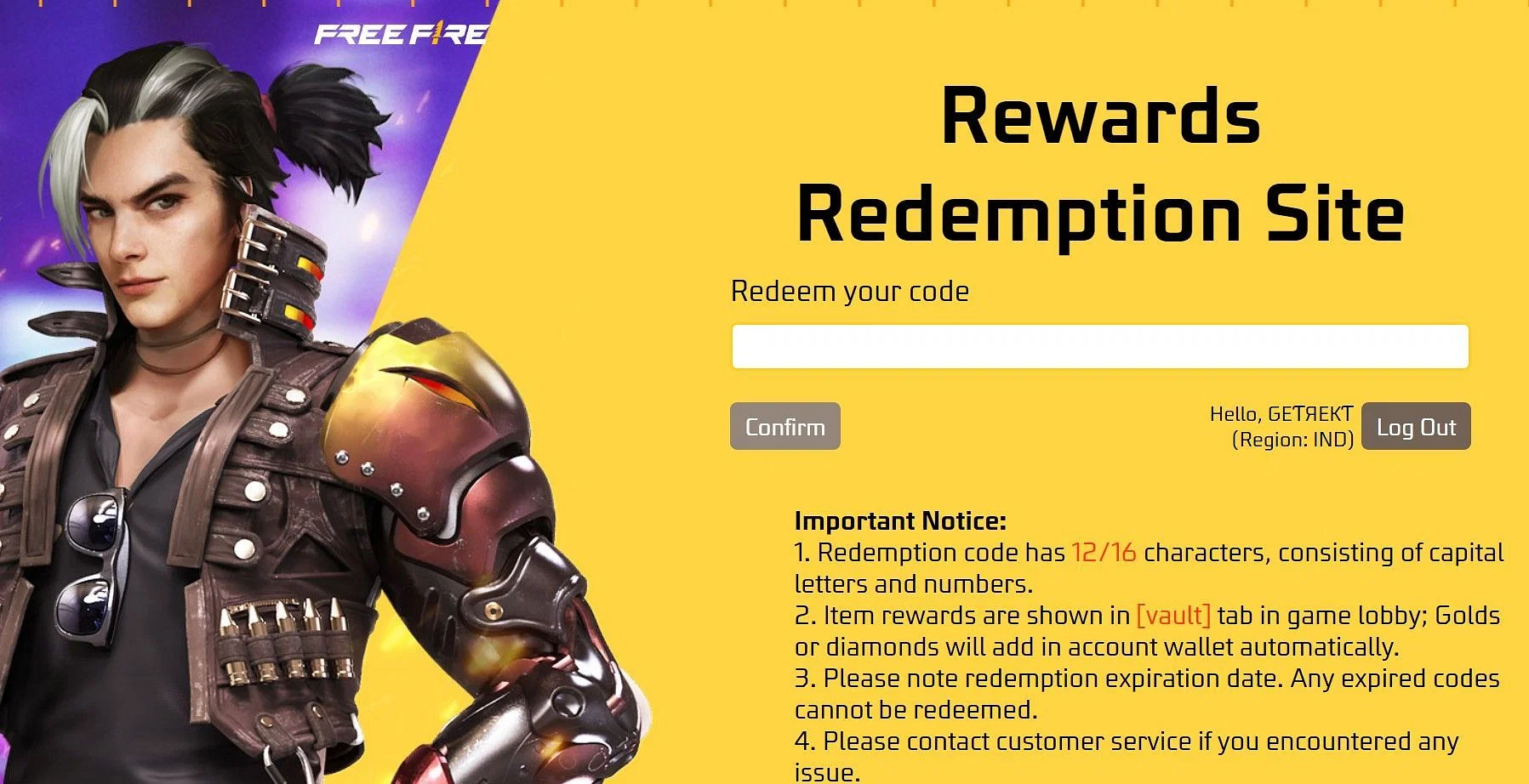 “احصل على هدايا وأسلحة غير محدودة” استبدل اكواد فري فاير 2025 عبر reward.ff.garena خليك حريف اللعبة