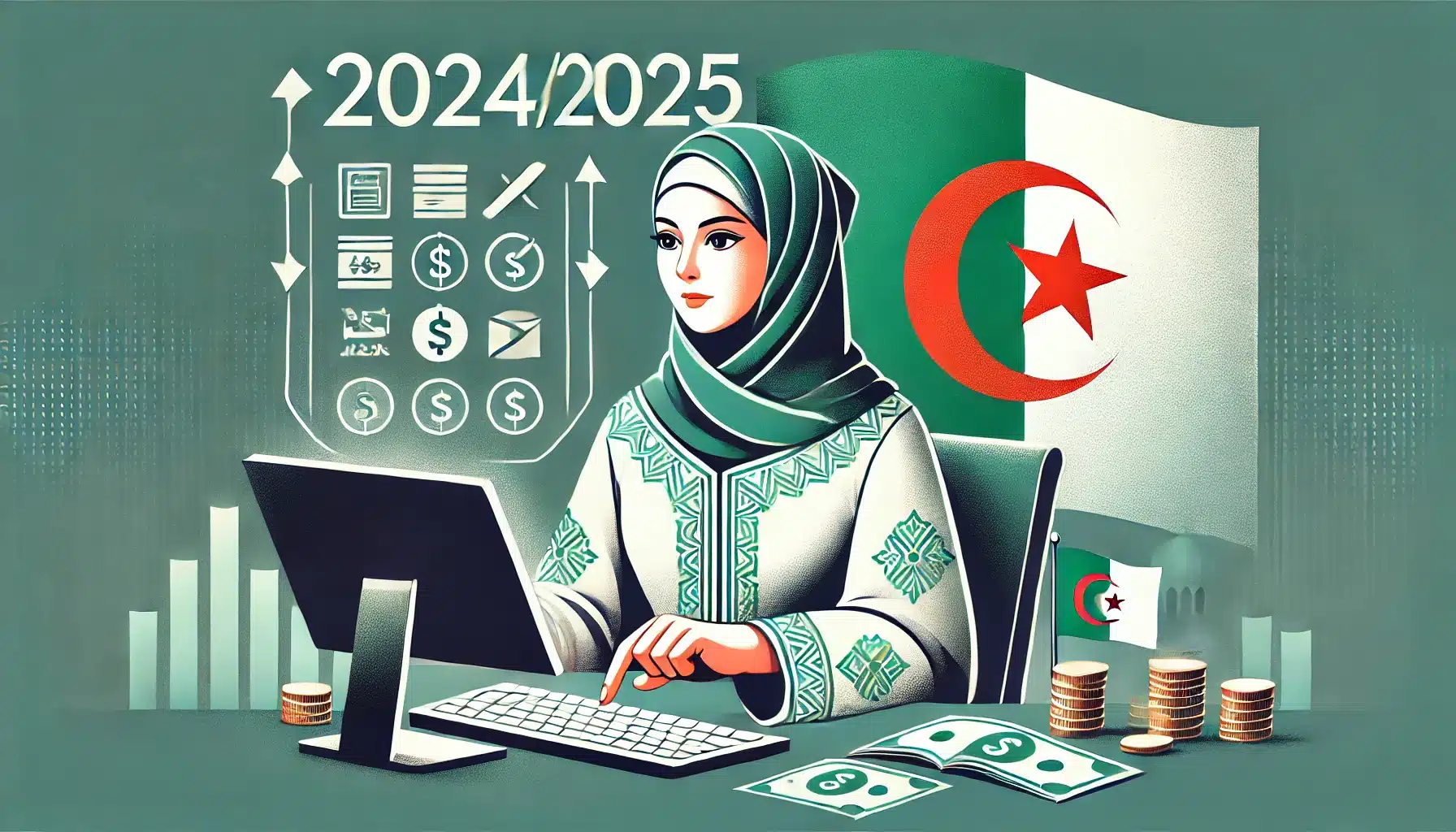 خطوات التسجيل في منحة المرأة الماكثة في البيت 2025 الجزائر وحقيقة زيادتها 8000 دينار جزائري
