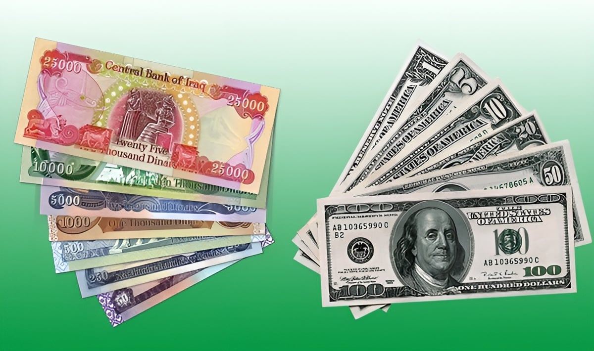 بكام في بورصة بغداد.. سعر الدولار مقابل الدينار العراقي اليوم الثلاثاء 8 يوليو 2025 في البنوك الرسمية